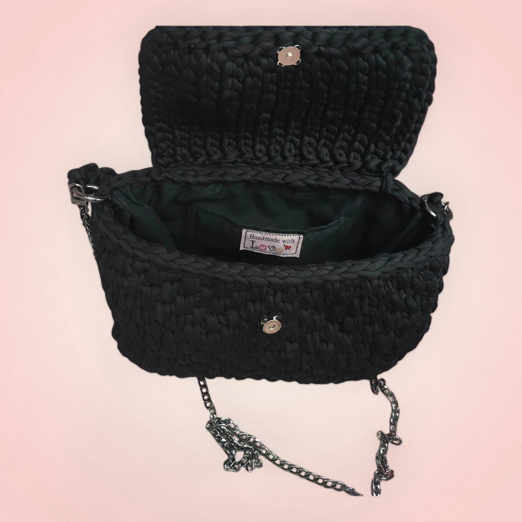 Sac à Main Noir - Élégance Moderne 2 Sac à Main Noir - Élégance Moderne – Image 2