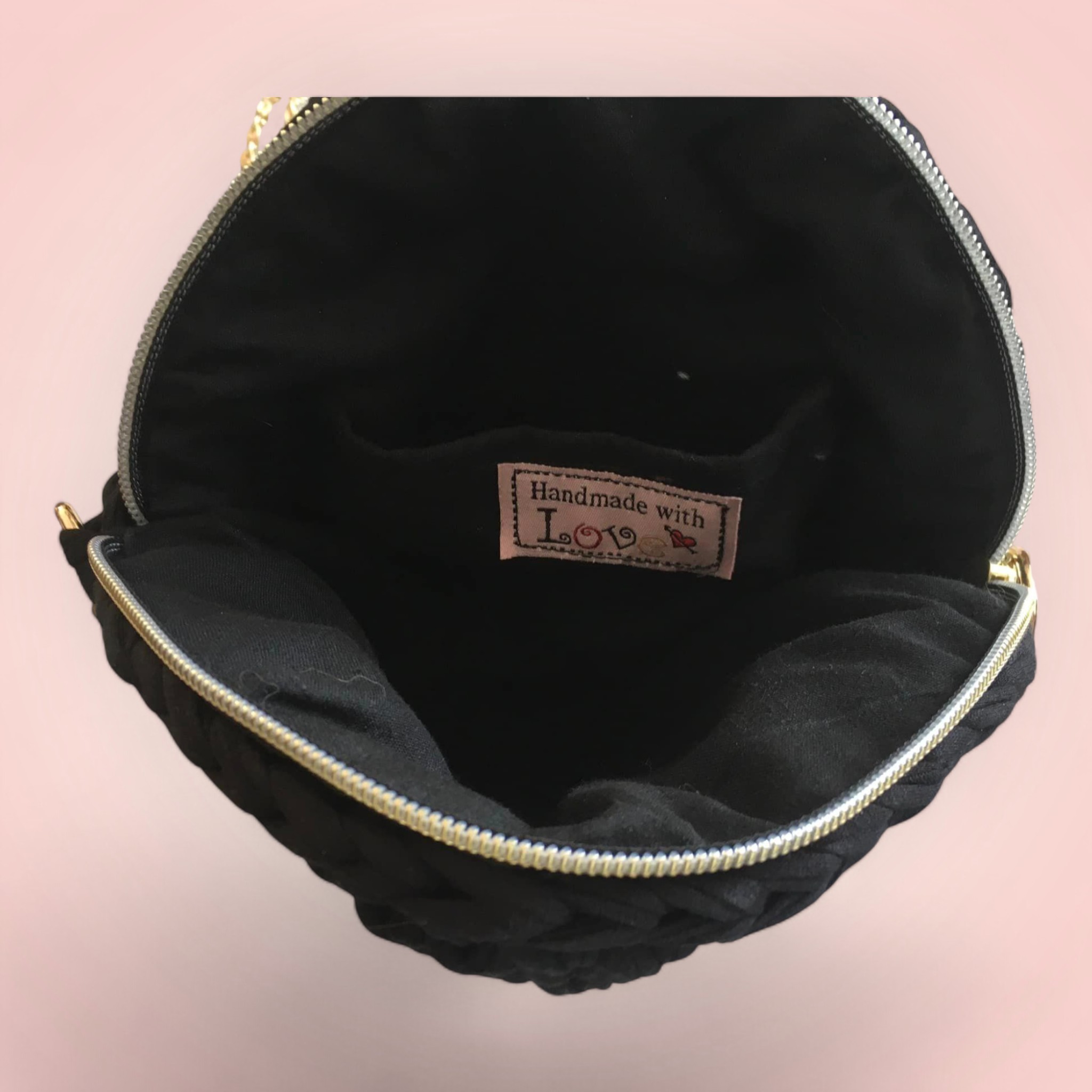 Sac à Main Rond Noir - Originalité et Élégance – Image 2