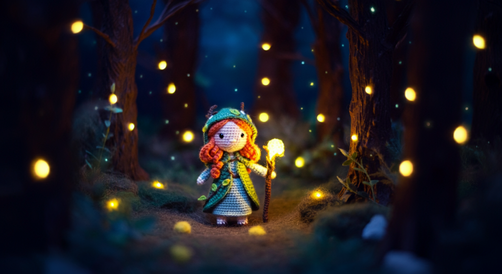 Eloise desormais gardienne de la foret au coeur du royaume des lucioles