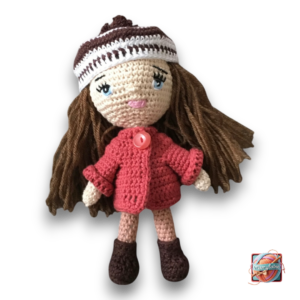 Petite poupée en tenue d’hiver - Lisa-1