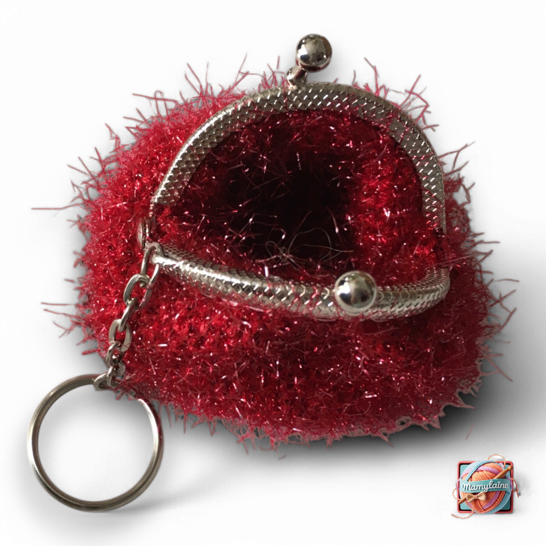 Mini Porte-Monnaie Rouge - Douceur et Brillance