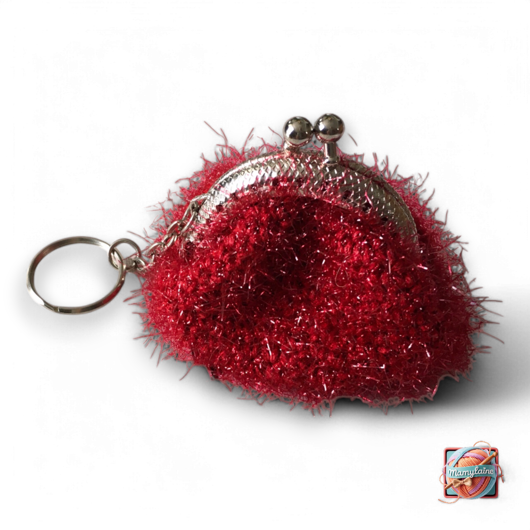 Mini Porte-Monnaie Rouge - Douceur et Brillance(1)