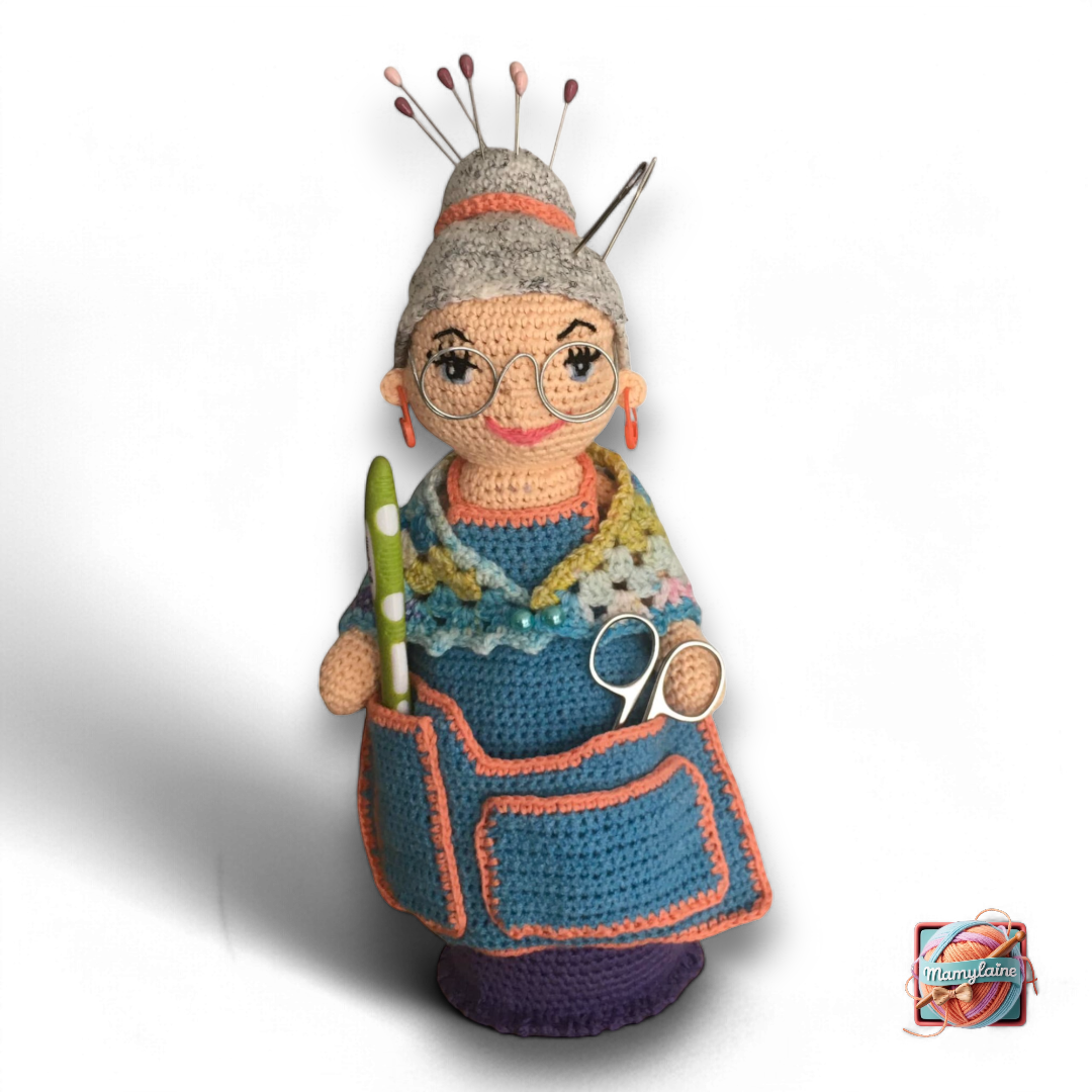 Poupée Crochet Couture - L_Assistante des Couturières